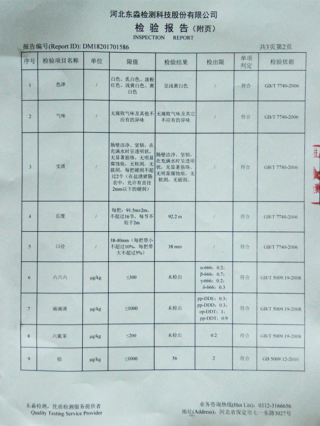 檢驗報告